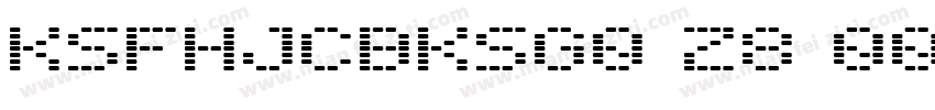 KSFHJCBKSG0 28 00字体转换
